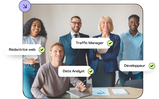 Illustration symbolisant l’expertise Growth Marketing de Reflex