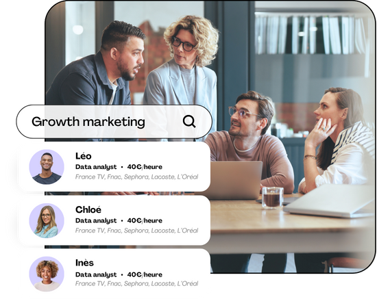Illustration Growth Marketing Reflex, variante graphique