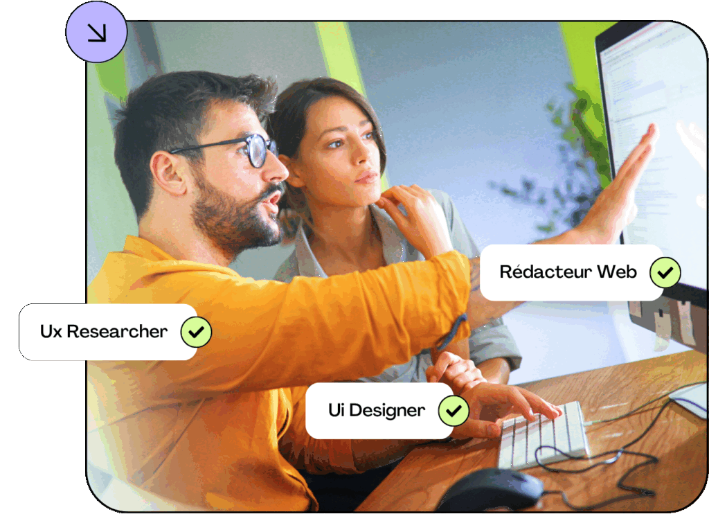 Illustration représentant l’expertise UX/UI Design de Reflex